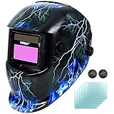 Yorbay Solar Automatisch verdunkelnd Schweißhelm Schweißmaske mit 5...