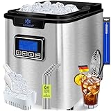 KESSER® Eiswürfelbereiter | Eiswürfelmaschine Edelstahl | 150W Ice Maker...