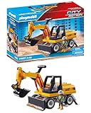 PLAYMOBIL | City Action | Bagger mit 360°-drehbarem Aufbau | Spielzeug...