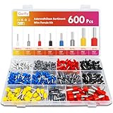 Gorffy Aderendhülsen Set 600 Stück, 0,5 mm² - 10 mm², Isoliertes...