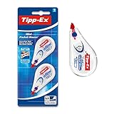 Tipp-Ex Korrekturroller Mini Pocket Mouse, 6m x 5mm, 2er Pack, Ideal für...