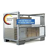 Eurogitterbox Gitterbox I Für Industrie, Garten & Brennholz Aufbewahrung I...
