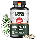 Saw Palmetto Extrakt (Sägepalmenextrakt) mit Kürbiskern Kapseln - 650 mg...