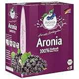 Aronia ORIGINAL Bio Aronia Muttersaft aus deutschem Anbau | 3 Liter Bio...