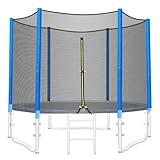 Trampolin Ersatznetz Ø 244 305 366 cm 6/8 Stangen, Trampolin...