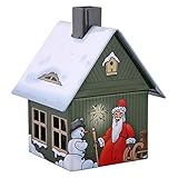 Crottendorfer Metall Häuser mit integriertem Räucherkerzenhalter...