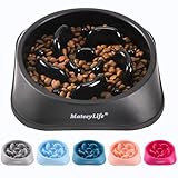 MateeyLife Hundenapf, Anti schling napf Hund – Rutschfester Slow Feeder...