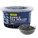 Bubble Tea Perlen Heidelbeere/Blaubeere | 490g Popping Boba Fruchtperlen...