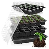 com-four® 8-teiliges Anzucht-Set, 2 Stück - Set mit Wasserwannen,...