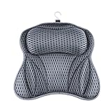 Shodiffy Badewannenkissen Nacken, 4D Mesh Kissen für Badewanne mit 6...