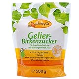 Birkengold Gelier Birkenzucker (Xylit), 500g | für 1,5 kg Früchte | 3...