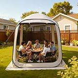 VEVOR Campingzelt, 182,88x182,88x219,4 cm, Partyzelt für 4-6 Personen, Pop...
