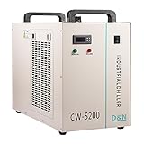 BuoQua Wasser Kühler 6L Industrieller Wasserkühler CW-5200DG Thermolyse...