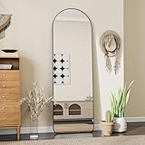 Koonmi 40 x 150 cm Gewölbter Top Ganzkörperspiegel - Bogen...