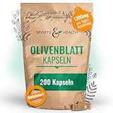 Olivenblattextrakt Kapseln – 200 Olivenblatt Kapseln mit 650mg – olive...