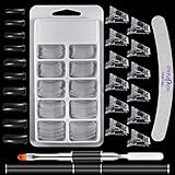 metagio 100 Stück Dual Nail Forms Set, Nagelverlängerung Kit für...