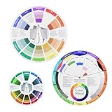 CIOUYAOS 3PCS Color Wheel, Farbkreis Pocket Color Wheel Kreative Diameter...