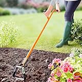 3 PAGEN® Pendelhacke mit Doppelgriff – Gartenhacke – ergonomisches...