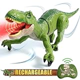 Sunrad Ferngesteuertes Dinosaurier Spielzeug mit Sprühen,Lichtern und...