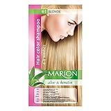 Marion Haarfärbe-Shampoo im Beutel, semi-dauerhafte Farbe, Haltbarkeit 4...
