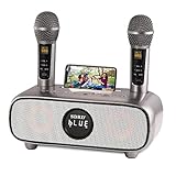 Karaoke Maschine,Bluetooth Karaoke Anlage für Erwachsene und Kinder,...