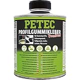 PETEC Profilgummikleber Pinseldose Gummi Kleber 350 ml für Türdichtung,...