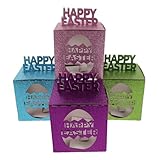 Veemoon 4er-Set Ostergeschenkboxen: Leere Osterverpackungsboxen –...