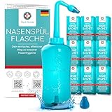 Medi Grade Nasendusche, 500 ml – Set mit Nasendusche Erwachsene und...