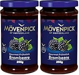 Mövenpick Gourmet-Frühstück Brombeere, Premium Fruchtaufstrich, 55...