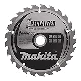 Makita B-62985 EFFICUT Kreissägeblatt Ø 165 x 1,4 x 20 mm, 25 Zähne,...