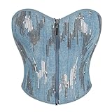 JIANGML 2025 Corsage Steampunk Korsett Corset Busiter Vollbrust Steam Punk...