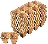 Meister Anzuchttöpfe3,5 x 3,5 cm - Praktisches Set mit 96 Stück - 100%...