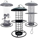 zooprinz Premium XL Vogelfutterspender mit stabilen Sitzringen und...