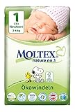 Moltex Nature No. 1 Ökowindeln, Größe 1 (Newborn), 2-4 kg, (1 x 23...