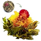 Tee Blumen CENTURY LOVER 'TEA CAA' 1 Stück | Grüne Teeblätter,...