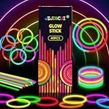 JIJI&CUI Super Bright 40 Knicklichter Set, Neon Leuchtstäbe Party Pack,...