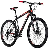 KS Cycling Mountainbike Hardtail 26' Catappa schwarz-rot RH 50 cm