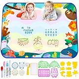 bemece Wasser Doodle Matte, Aqua Magic Doodle Malmatte Mit Wasserstift,...