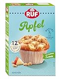 RUF Apfel-Muffins Backmischung, fruchtige American Style Muffins mit...