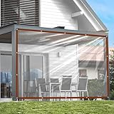 Transparente Plane Mit öSen - 2x3m Plane Durchsichtig für Außenbereich...