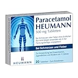 Paracetamol HEUMANN 500 mg Tabletten bei Schmerzen und Fieber, schnelle...