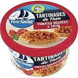 Kleines Schiff, Thunfischaufstriche, getrocknete Tomaten und Thymian, 125...