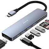 BENFEI USB C HUB 7-in-1, USB-C HUB Multiport Adapter mit USB Typ-C auf...