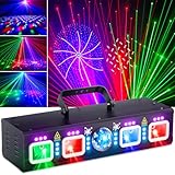 Ehaho Discolicht Partylicht L2700A, Musikgesteuert DJ Disco Licht mit DMX...