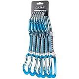 CAMP Orbit Express (Pack of 6) Karabiner, Blau/Titan, 11 cm