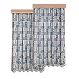 SeGaTeX home fashion 2er Set Landhaus Dekoschal Marie kariert mit Rose in...