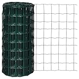 vidaXL Gartenzaun 10x0,8 m Maschendraht Zaunset Drahtzaun Wildzaun...