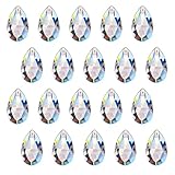 20 Stück Diamantform Kristalle zum Aufhängen – Sonnenfänger Kristall,...