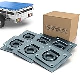 Tarpofix® Anhänger Zurrösen mit Gegenplatten (6 Stück) | Robuste...