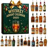 Whisky Adventskalender 2025, 24 Tage Weihnachtskalender Countdown mit 24...
